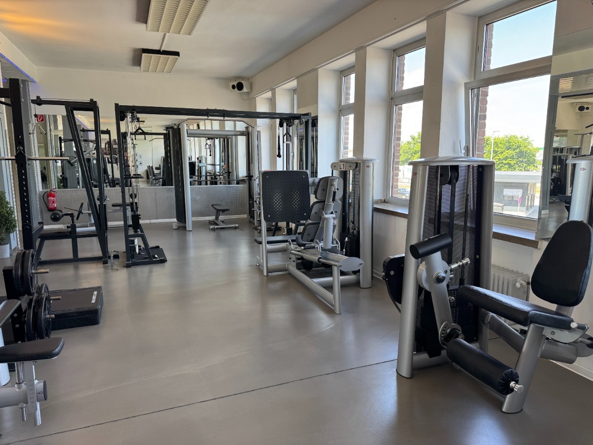 Geräte Trainingsfläche im 1. Obergeschoss