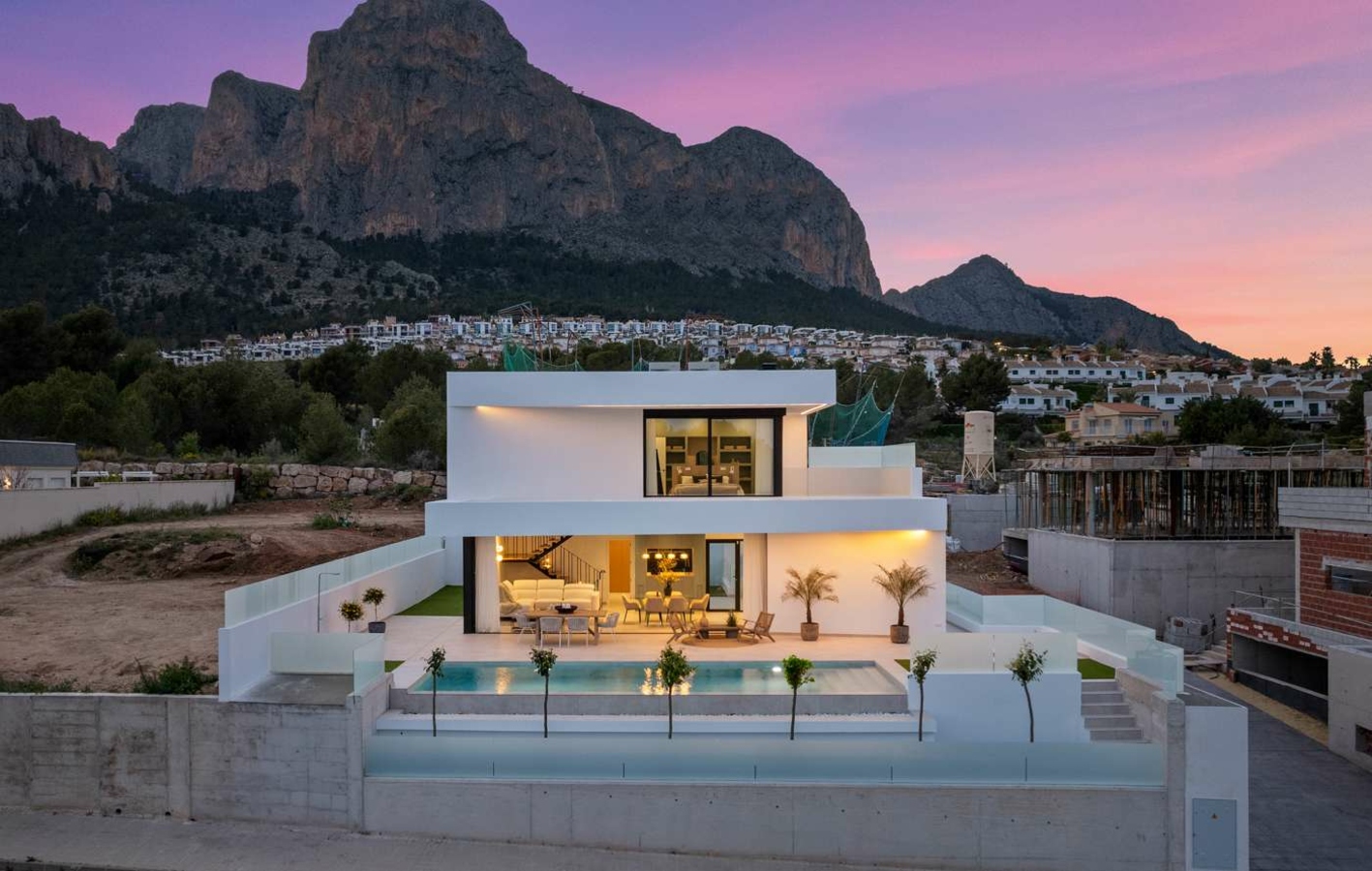 12 Venecia V BC - Vista Drone de Noche (4)