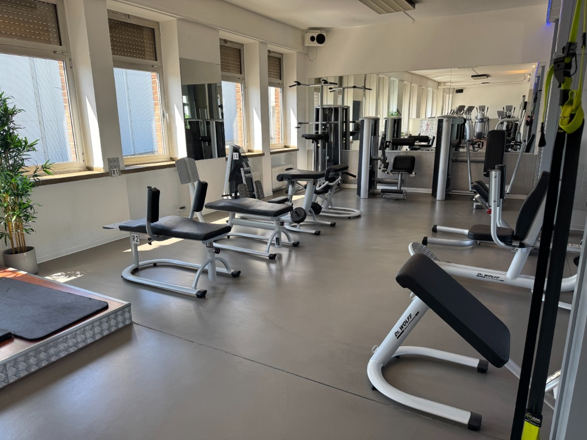 Geräte Trainingsfläche im 1. Obergeschoss