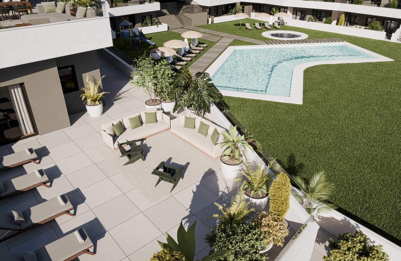 Terraza piscina