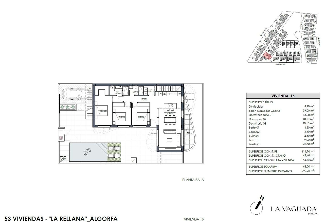 Grundriss Villa 16